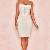 Leïla | Vestito bustier scolpente