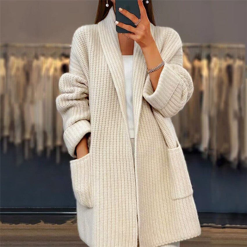 Teresa - Cardigan in Maglia con Tasche