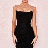 Leïla | Vestito bustier scolpente