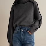 Alea | Maglione Oversized con Collo Alto Chunky