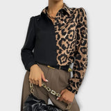 Valentina - Blusa leopardata semplice