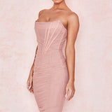 Leïla | Vestito bustier scolpente