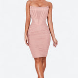 Leïla | Vestito bustier scolpente