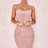 Leïla | Vestito bustier scolpente