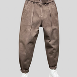 Marcelo - Pantaloni Eleganti Melange