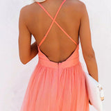 MARTA | Vestito Maxi Corallo
