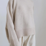 Claire | Maglione Oversized Crema Morbido
