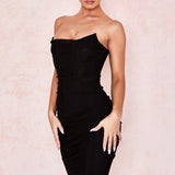 Leïla | Vestito bustier scolpente