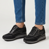 Tosca - Scarpe da tennis comode per donna con tacco