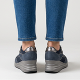 Tosca - Scarpe da tennis comode per donna con tacco