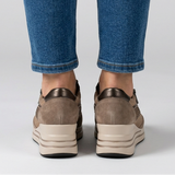 Tosca - Scarpe da tennis comode per donna con tacco