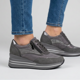 Tosca - Scarpe da tennis comode per donna con tacco