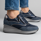 Tosca - Scarpe da tennis comode per donna con tacco