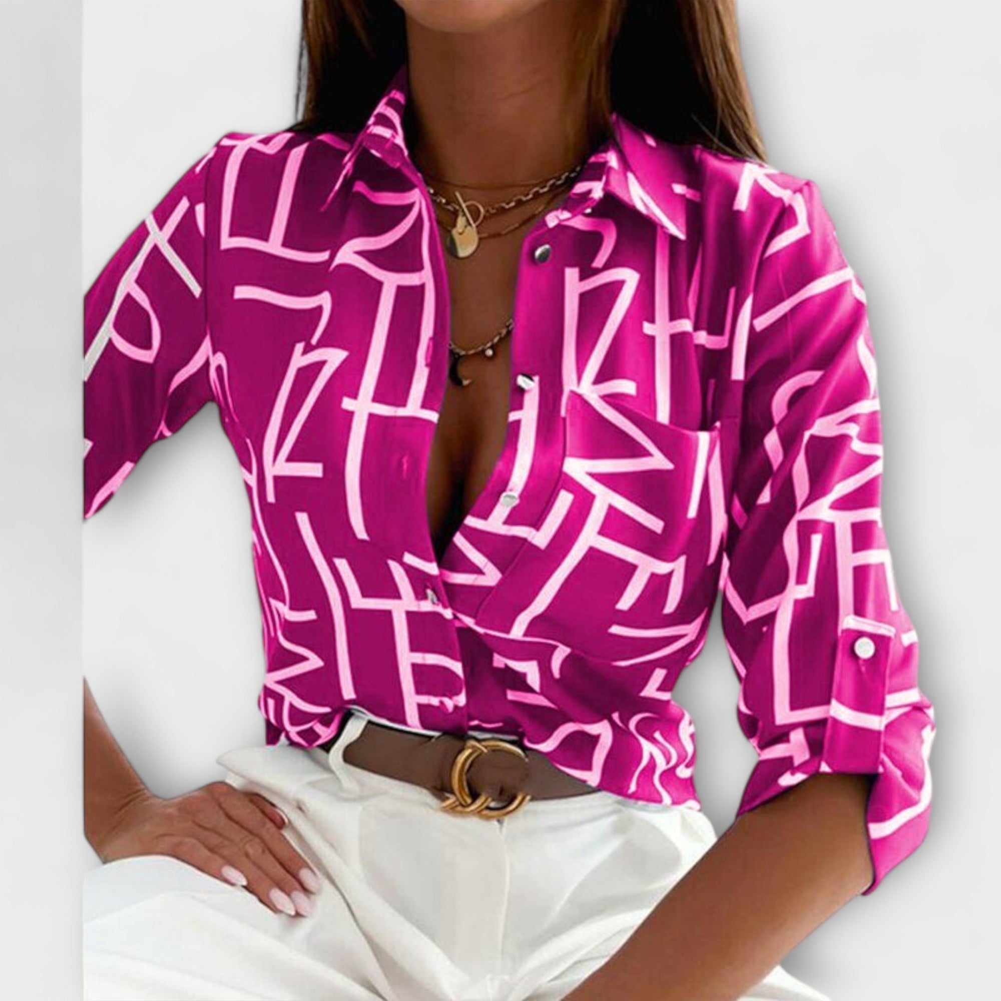Romina - Blusa colletto classico