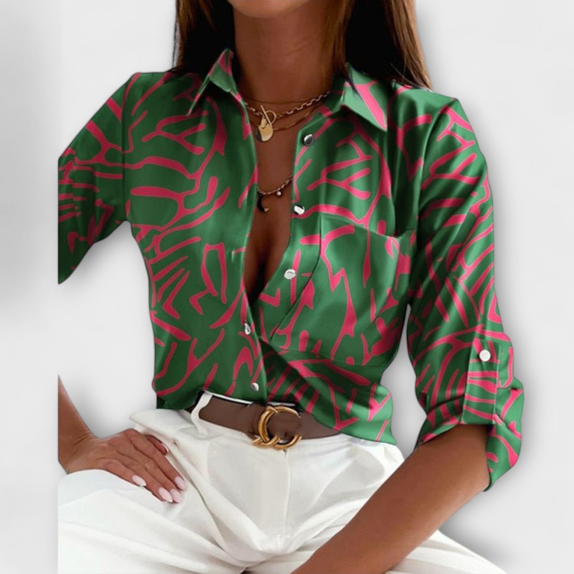 Romina - Blusa colletto classico