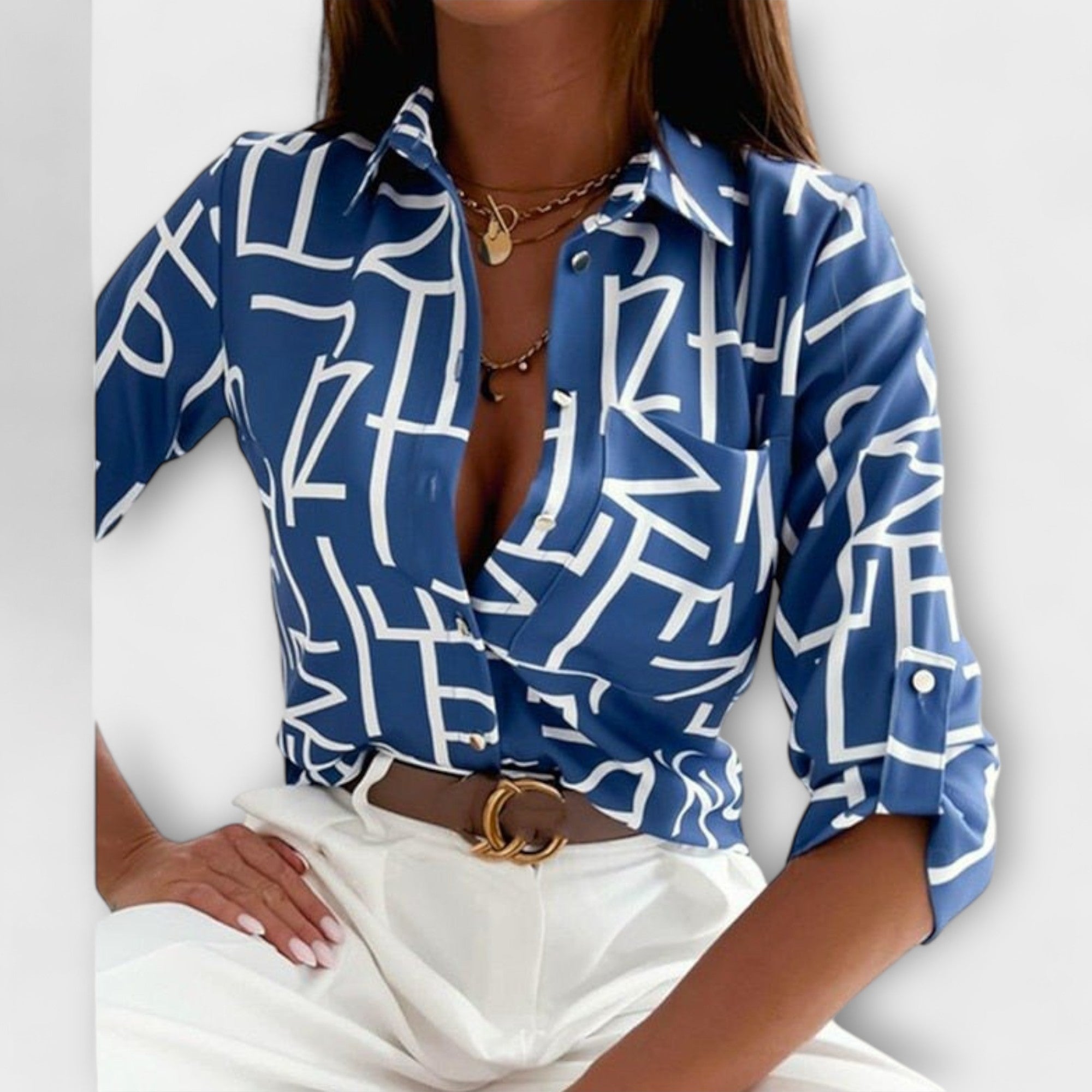 Romina - Blusa colletto classico