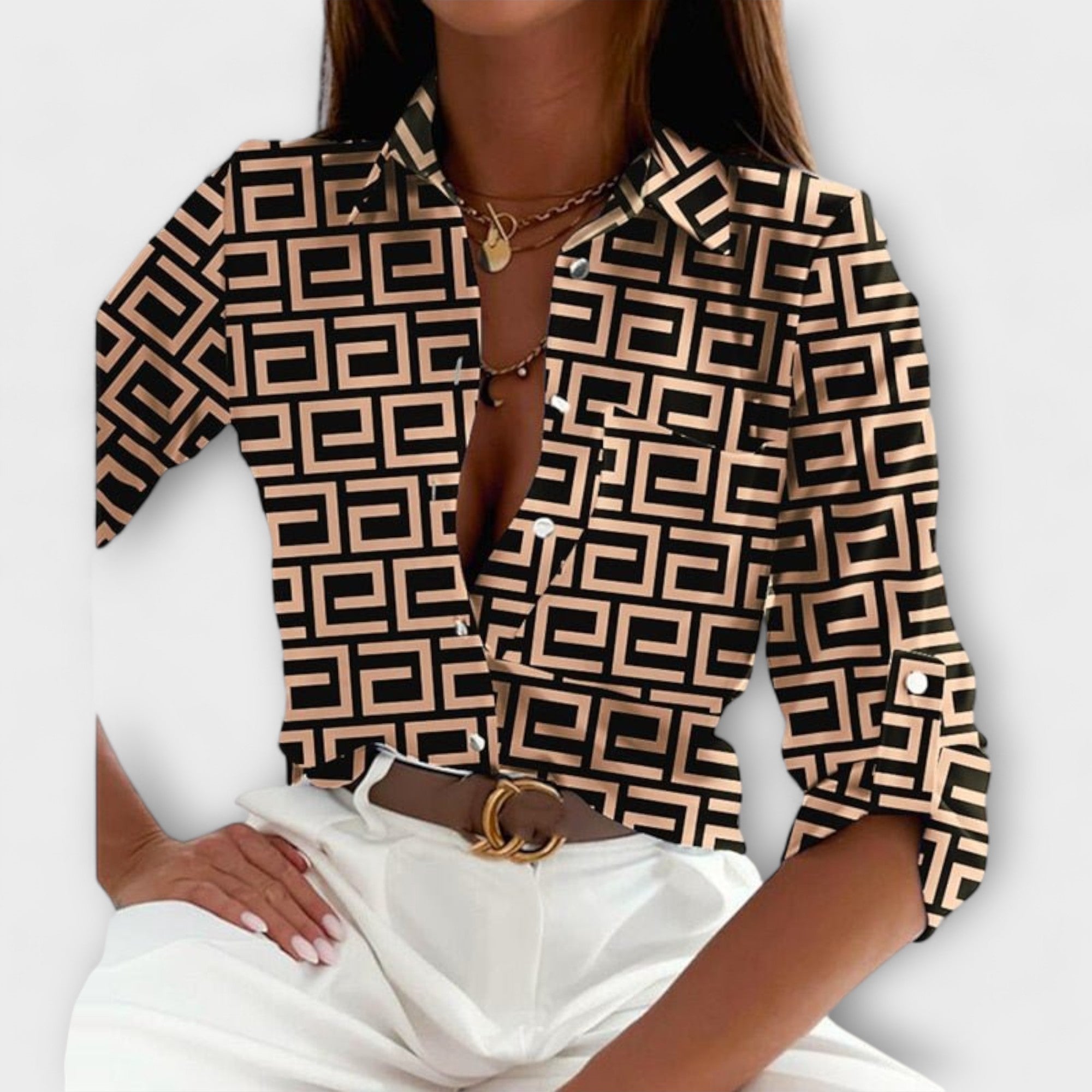 Romina - Blusa colletto classico