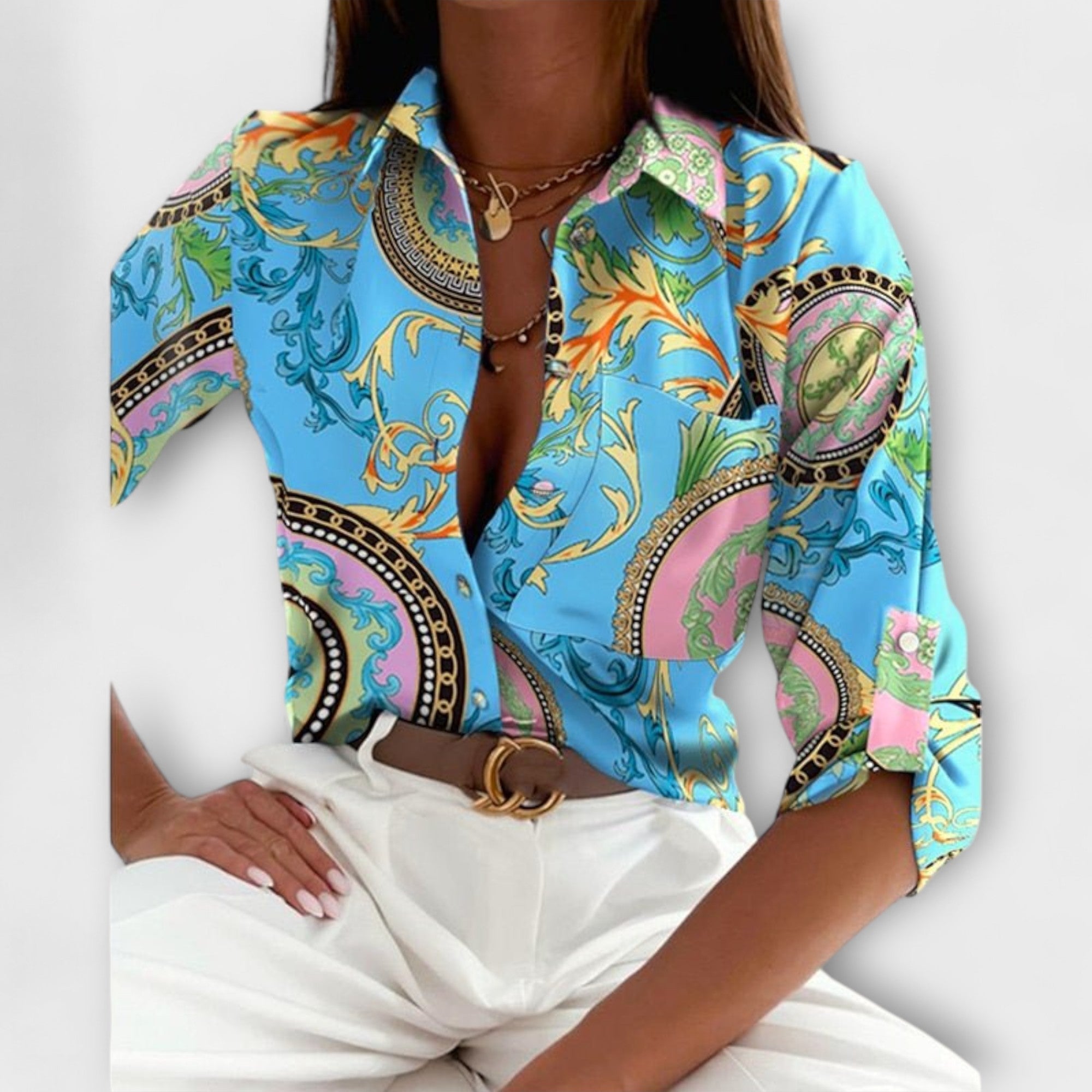 Romina - Blusa colletto classico