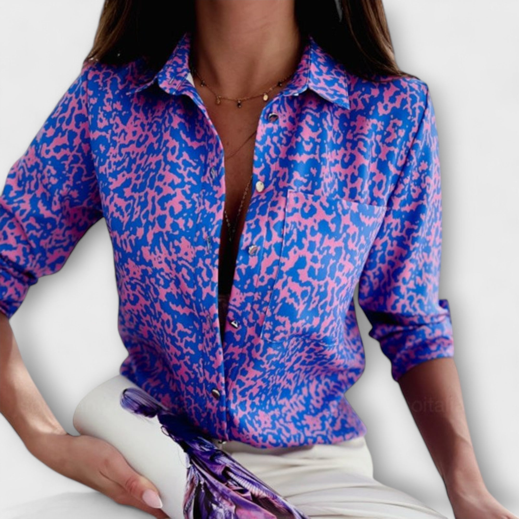 Romina - Blusa colletto classico