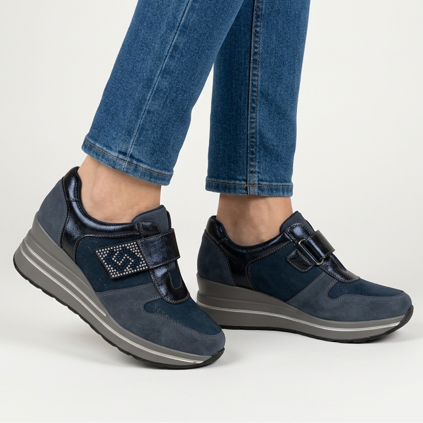 Zelinda - Scarpe comode da donna con tacco