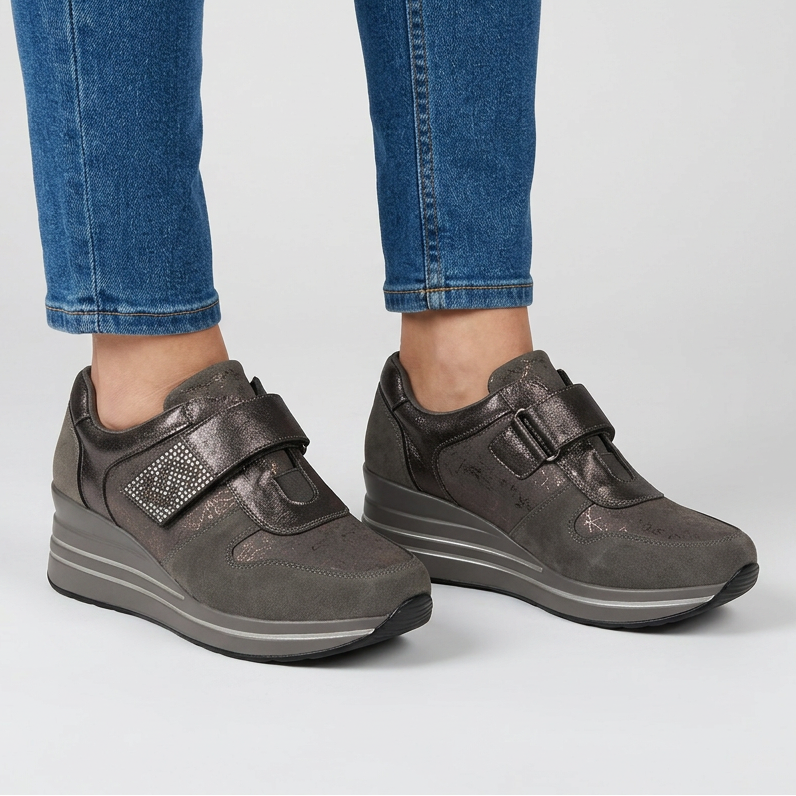 Zelinda - Scarpe comode da donna con tacco
